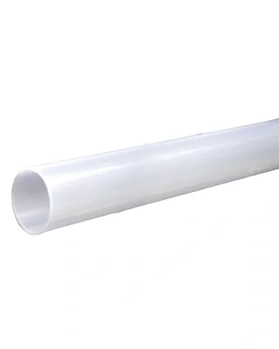 A white tube is sitting on top of the floor.