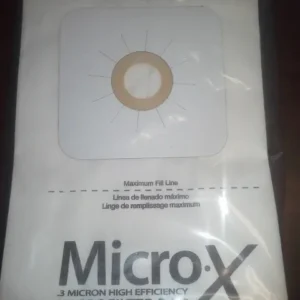 A bag of microvac filter for the micro-x vacuum cleaner.