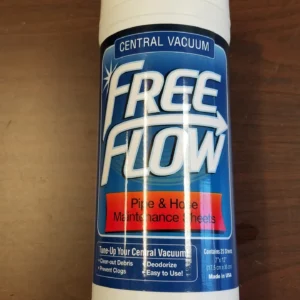A tube of free flow is sitting on the table.
