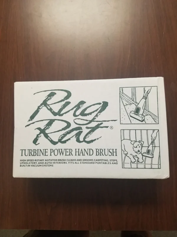 A box of rug rat turbine power hand brush.