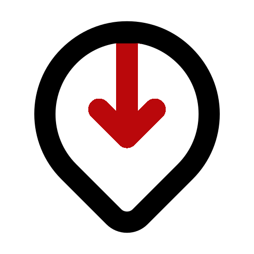 A red arrow pointing to the right in a black circle.