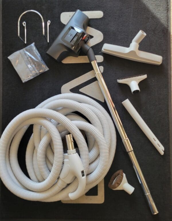 A bunch of different types of tools and hoses